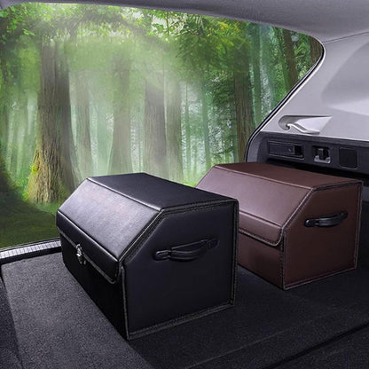 Car Trunk Organizer for Mini Countryman ALL4 F54 F55 F56 F57 F60,Large Capacity Multi Compartment Car Trunk Storage Box,Collapsible Car Storage Organizer,S-B