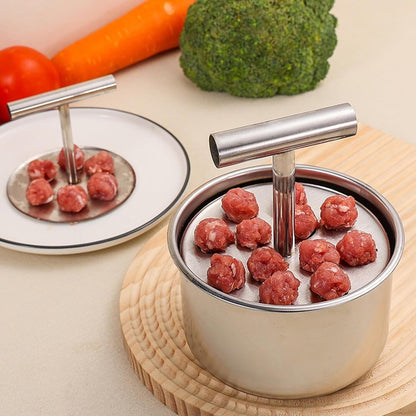 KPPFHBLI Stampo per Polpette, Utensili da Cucina Multifunzionali per Fare Polpette, Panini E Pasticcini, Gadget Pratici Facili da Usare, Che Fanno Risparmiare Tempo