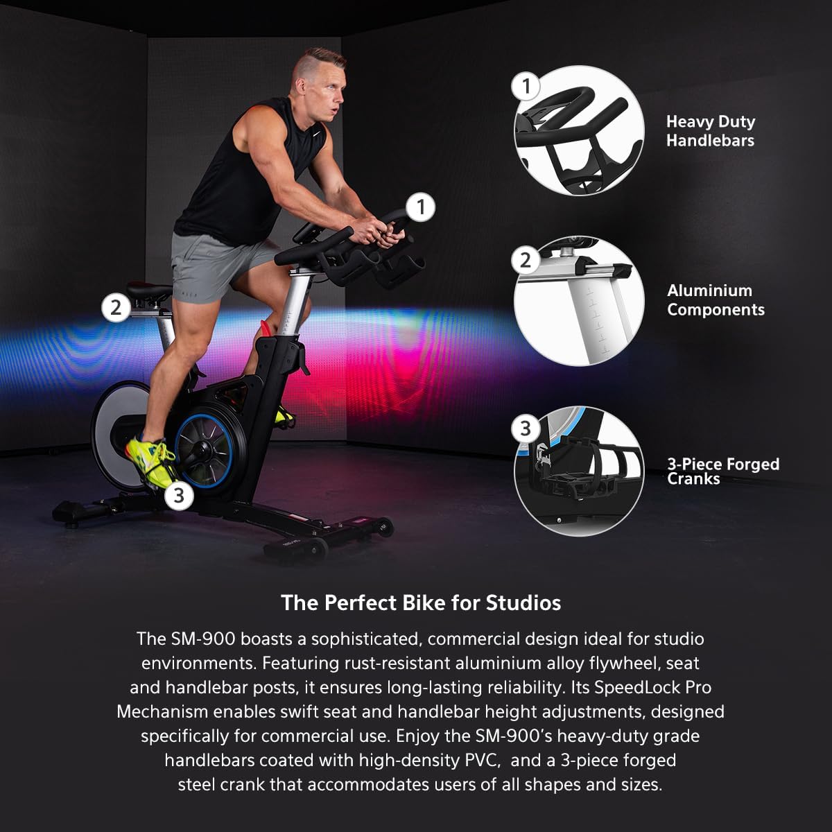 Lifespan Fitness SM900 Commercial Magnetic Spin Bike