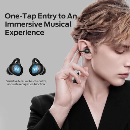 Monster Open Ear AC339 Headphones, Bluetooth 6.0 Earphones Stereo Sound, Open Ear Clip Wireless Earbuds 40 Hours Playback, with Smart Digital Display Design, Touch Control, IPX6 Waterproof