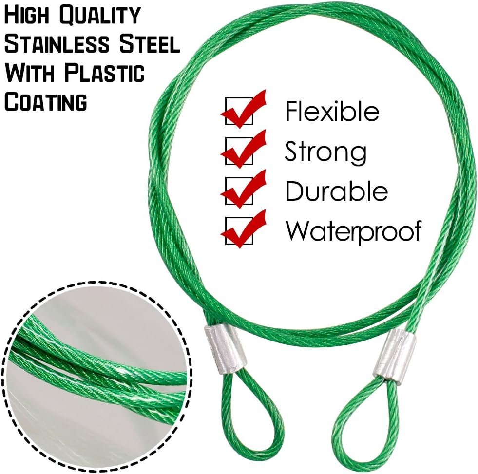 DanziX TSA Approved Lock and 4 Colors Stainless Steel Safety Tetherï¼Œ3-Dial Combination Travel Luggage Lock with Lanyard Security Cable for Protect Your Different Sizes of Suitcase,Baggage-Deep Blue