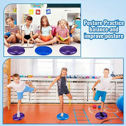 ZBDZSW 1 pz. Piastra per Massaggio a Tinta Unita Disco per Equilibrio Yoga Migliora la Postura Seduta Allenamento per la Forza del Core Attrezzatura per Allenamento Fitness