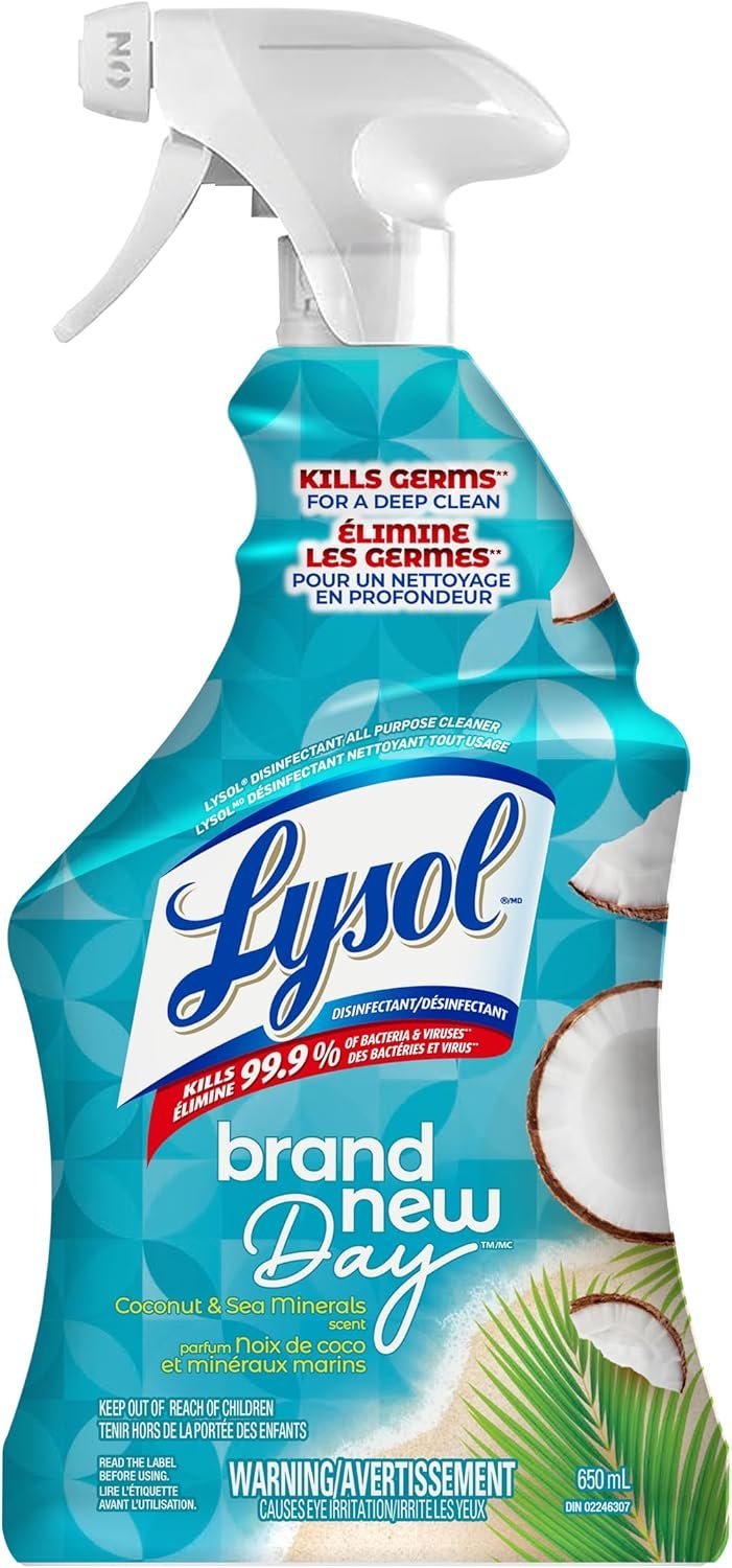 LYSOL ALL PURPOSE CLEANER TRIGGER - New Day Coconut & Sea Minerals 650mL