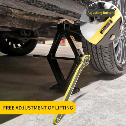 NUCHOICE 2 Ton Scissor Jack Tire Repair Kit – Heavy Duty Car Jack Set with Lug Wrench & Ratchet, Universal Emergency Tool Kit for Tire Changing – Fits Cars, SUVs, MPVs (4409 lbs Capacity)