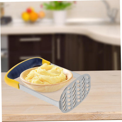 CHICAMPERA Handheld Potato Ricer Heavy Duty Stainless Steel Masher for Effortless Mashing of Potatoes Pumpkins Fruits Kitchen Tool for Healthy Foods and Prep