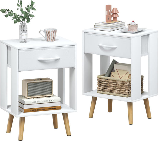 OYRREU Bedside Table Bedside Table Bedside Table Bedside Table Bedside Table Bedroom Bedside Table Small Set of 2 Bedside Table Furniture with Drawers