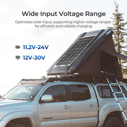 Renogy 40A DC to DC Charger with MPPT, Dual Battery Charger, Solar and Alternator Dual Power Input, for Flooded, Gel, AGM, and Lithium Battery