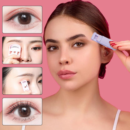 Eyelash Curlers, Natural Curl Beauty Tool, Precision Eyelash Lift Device, Anti Pinching Grip Handle, With Bonus Replacement Pad, Excellent for Travel Makeup Routine