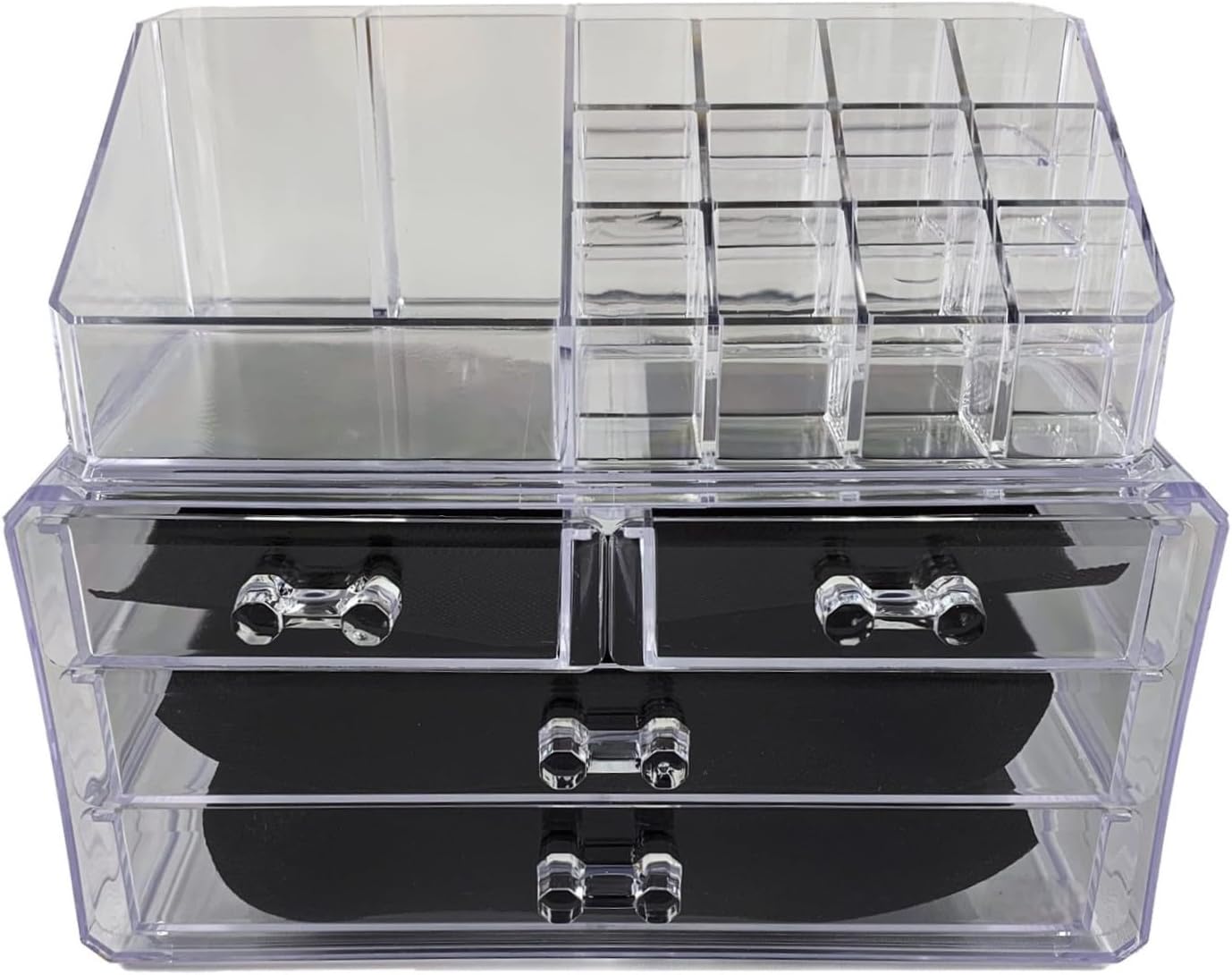 tempo di saldi Transparent Organiser for Cosmetic Accessories, Ideal for Make Up Products