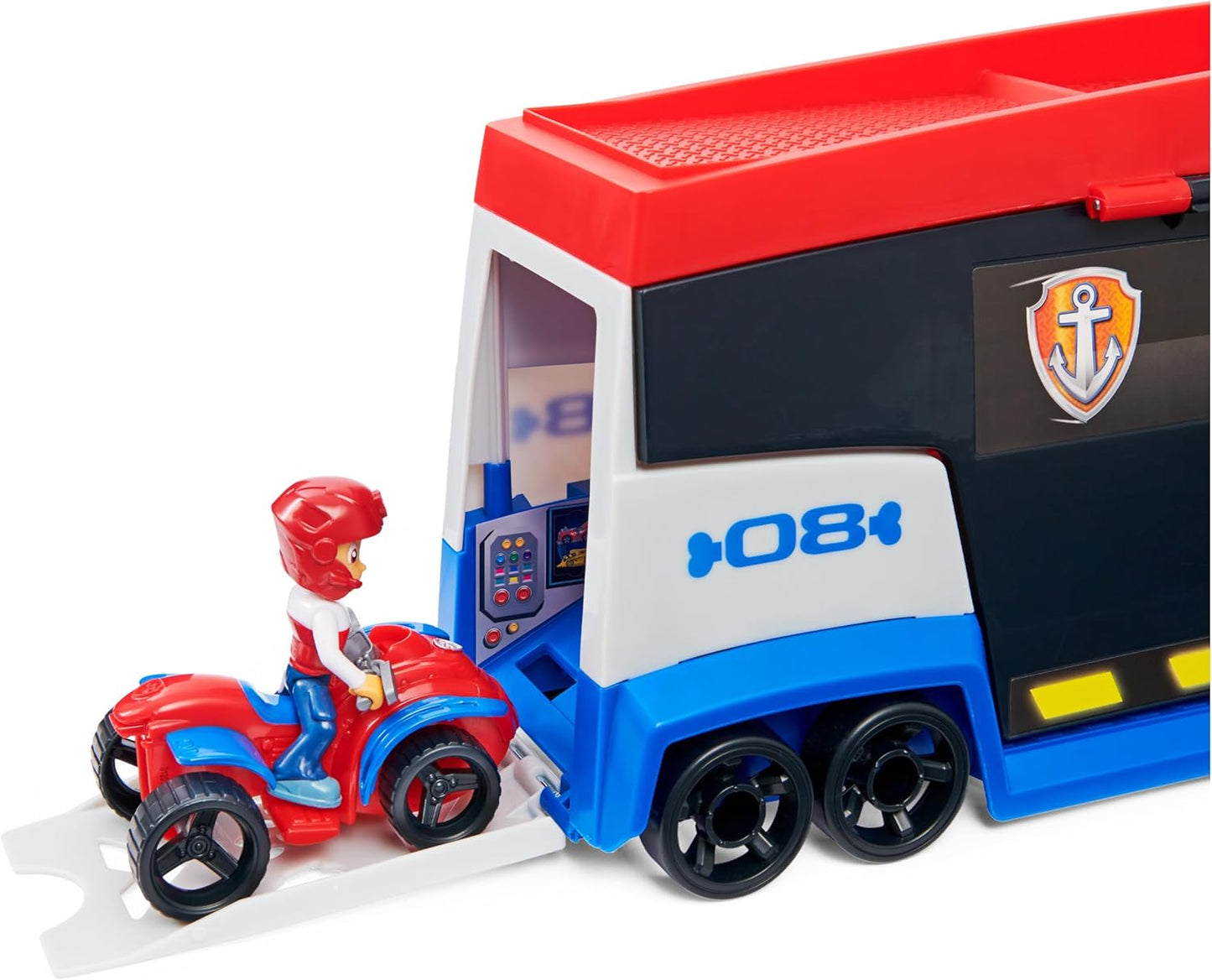 PAW Patrol, Transforming PAW Patroller with Dual Vehicle Launchers, Ryder Action Figure and ATV Toy Car, Kids Toys for Ages 3 and up