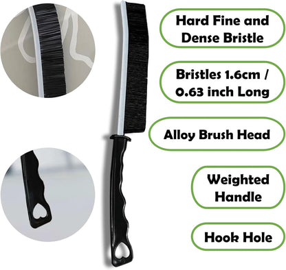 Betanull Crevice Cleaning Brush Set, Multi Purpose Hard Bristle Brushes for Deep Cleaning Gap, Kitchen, Bathroom, Grout, Sink, Corners, Tight Spaces, Bottle, Cup, Blender & More