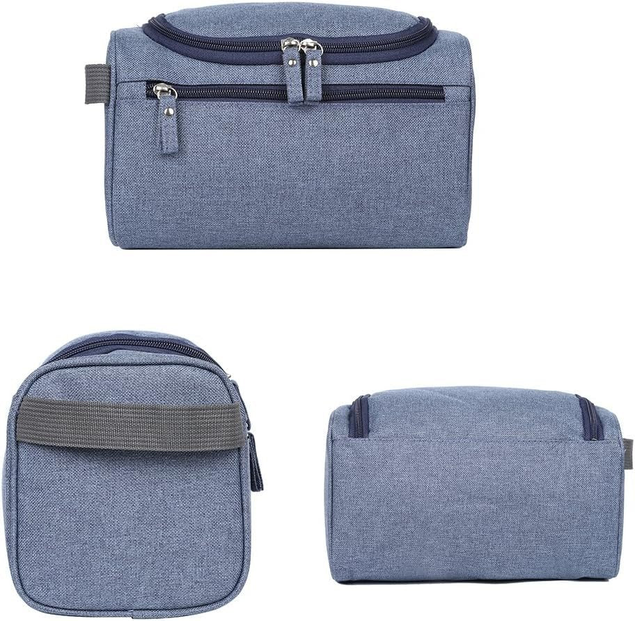 EGOGO Toiletry Bag Travel Overnight Wash Gym Shaving Bag Travel Makeup Organizer with Hanging Hook for Men and Women Ladies E528-3 (Grey)