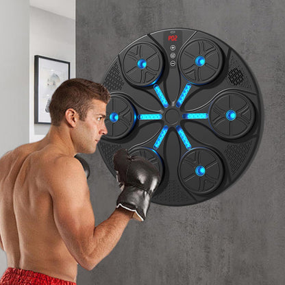 Music Boxing Machine, Smart Boxing Exercise Equipment, Punching Training Device for Home, Studio, and Gym Use, Interactive Indoor Workout Gear for Fitness and Fun