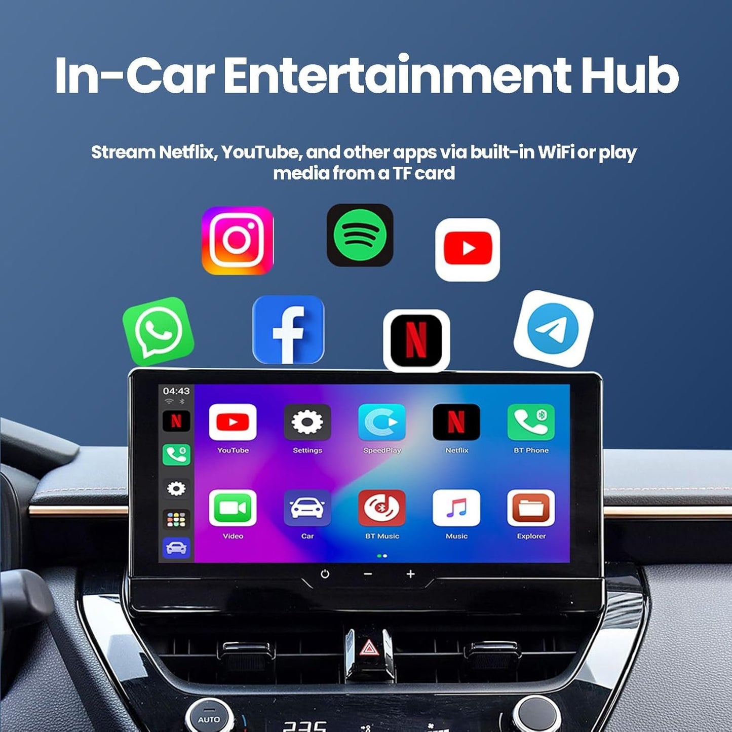 Auto Plexion, Autoplexion 2025 New Upgrade Pairr Max Pro-Netflix/YouTube/Iptv/Tiktok Wireless Carplay/Android Auto Car Box, 2+16g, Auto Connect, No Delay (2 + 16 G)