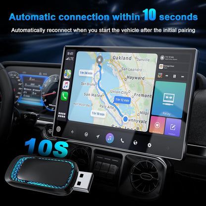 Wireless CarPlay Adapter for iPhone, 2024 Upgrade 2 in 1 Wireless Adapter CarPlay and Android Auto, Auto Connect, Wireless Car Play Adapter for Car CarPlay Wired Factory