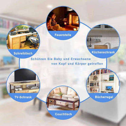 Edge Protector 100% Silicone, 6ft Baby Proofing Corners Clear Guards, Pre-Tape Adhesive Soft for Kids Safety, Child Table Cabinets Furniture Bumper (0.6x0.6in(Width))
