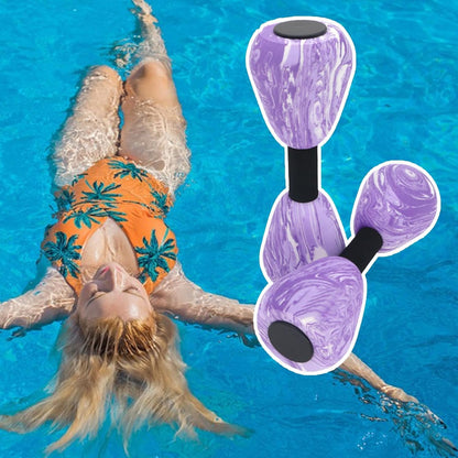 Aquatic Dumbbells Water Weights, Pool Exercise Equipment, 3,54 pollici Adorable Compact Resistance Pool Equipment, Aerobic Workout Gear for Training, Palestra, Swimming