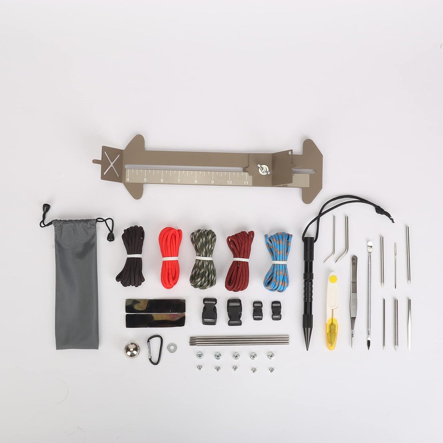 Bracelet Maker Knot Tools Bracelets Jig Kit Camping Tools DIY Survival Kits Stainless Steel Stitching Set