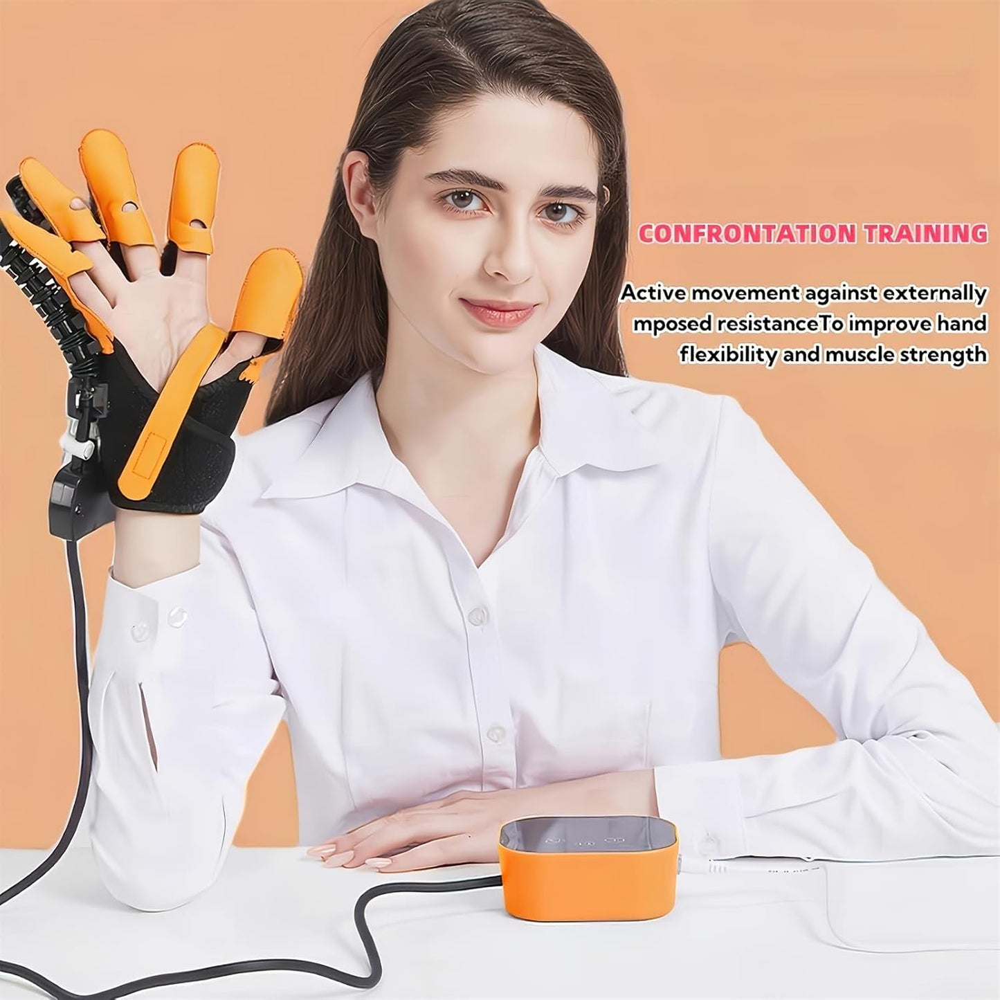 XGXHIN 3 Mode Robotic Hand Rehabilitation Gloves, Physical Therapy Equipment for Stroke Recovery and Finger Training