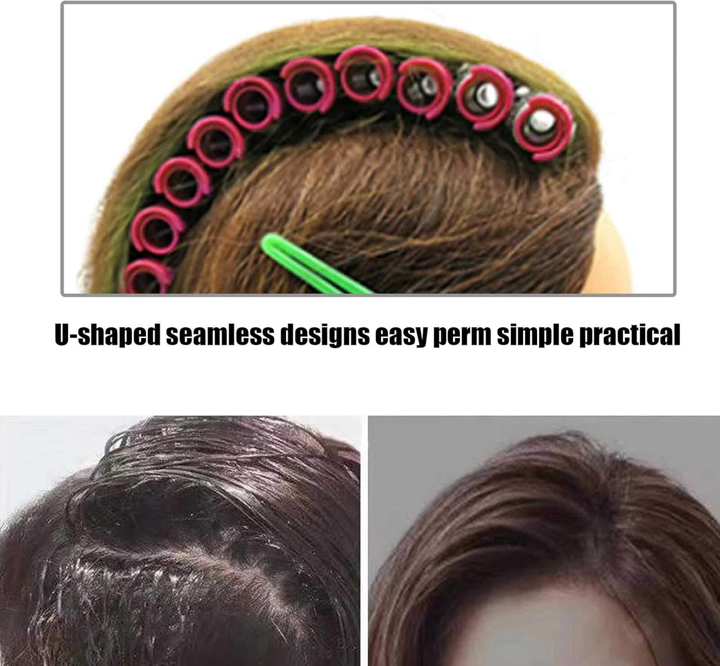 20pcs Hair Sticks, Fluffy Hair Barrel, Hair Curler, Hair Styling Tools Kit for Home Salon (01)