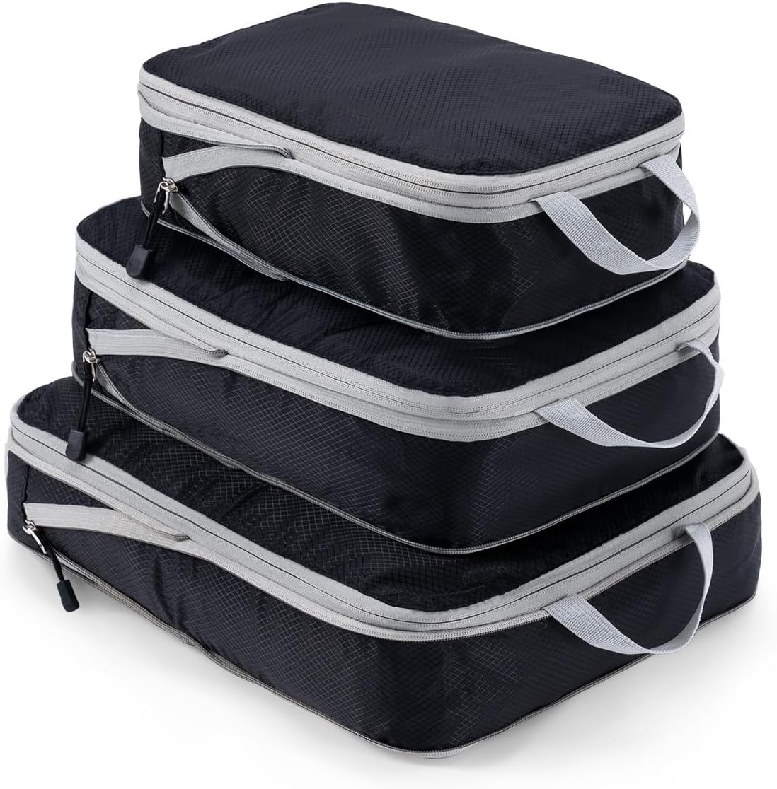 3 Piece Suitcase Organizer, Space-Saving Suitcase Organizer Water and Tear Resistant Travel Travel Kit Compression Designed for Families on Business Travel