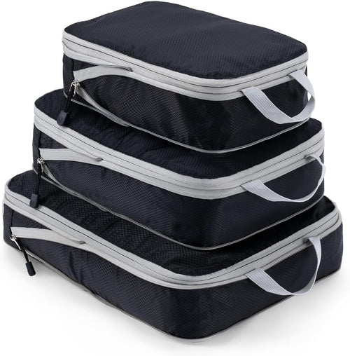 3 Piece Suitcase Organizer, Space-Saving Suitcase Organizer Water and Tear Resistant Travel Travel Kit Compression Designed for Families on Business Travel