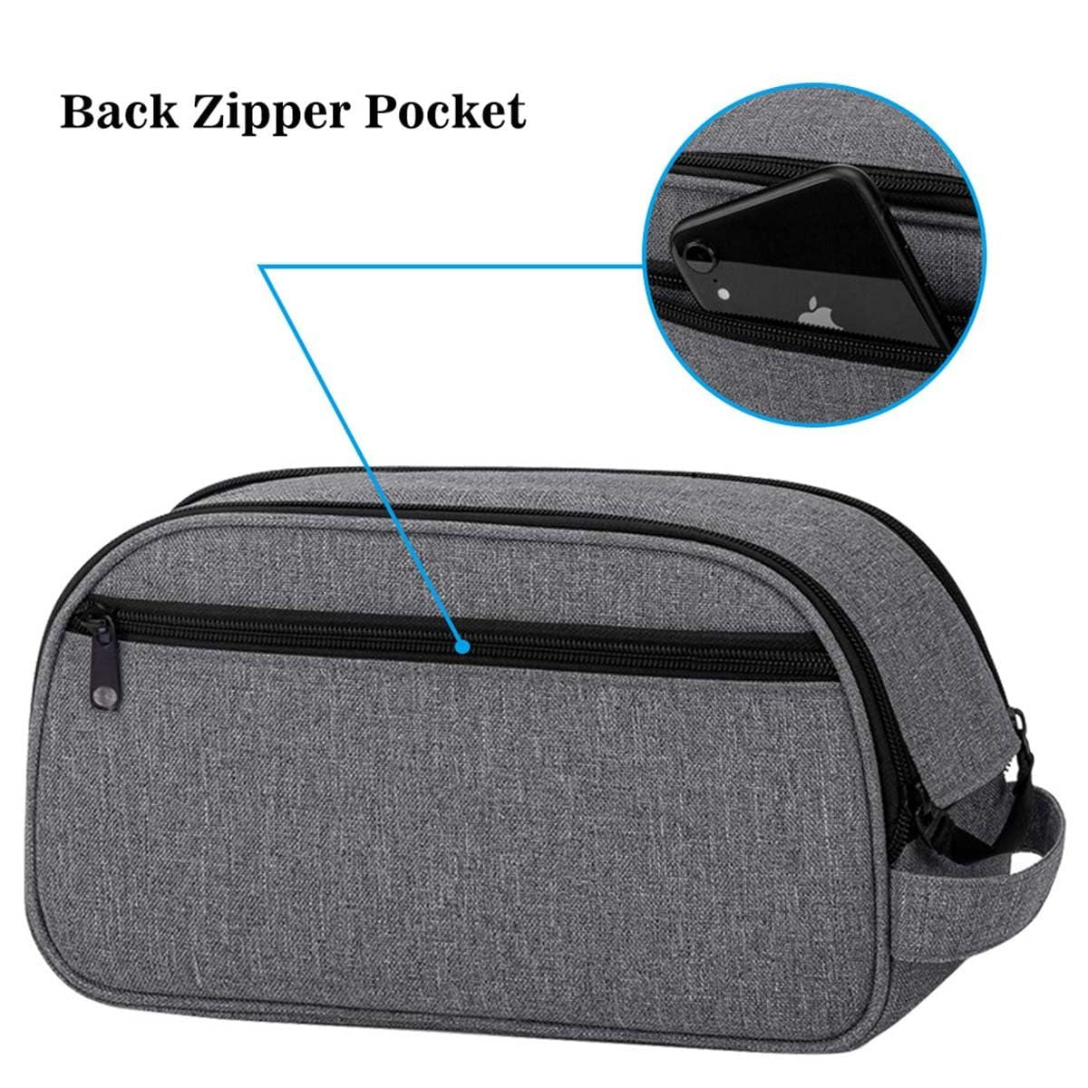 Tiny Chou CPAP Travel Bag Compatible with ResMed AirMini Machine and Accessories, Portable CPAP Equipment and Supplies Carrying Bag, Lightweight CPAP Organizer Case Storage Bag with Pockets (Grey)
