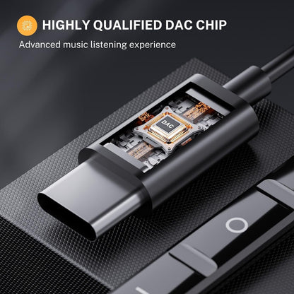USB C Headphones for iPhone 15/16 Pro Max/ 15 Pro Max Earphones Wired Type C with Mic Stereo USB C Earbuds Semi in Ear Headphone Wired for Samsung S25/ S24/ S23 Ultra Pixel 8 9 Pro Android