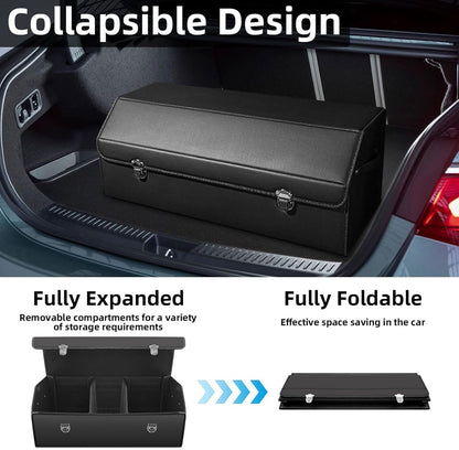 Car Trunk Organizer for Mini Countryman ALL4 F54 F55 F56 F57 F60,Large Capacity Multi Compartment Car Trunk Storage Box,Collapsible Car Storage Organizer,S-B