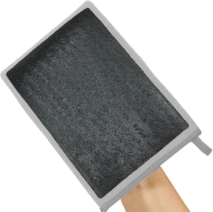 Clay Towel, Reusable Clays Cleaning Mitt, 8.62 Inches Professional Detailing Equipment, Portable Vehicle Cleaning Supplies for Wheels, Paint, Side Panels