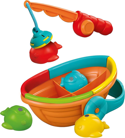 Clementoni Baby Colour Fishing, 17688 12-36 Months, 4 Fish to Catch, Early Childhood Educational Games, Made in Italy, Play for Future Line, Stimulates Coordination and Logic