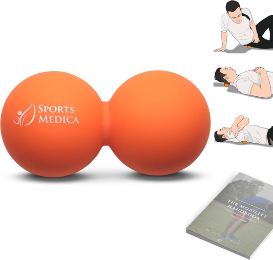 Peanut Massage Ball - Perfect for Trigger Point Therapy, Injury, Recovery - Video Series and Doctor Written Handbook INCLUDED