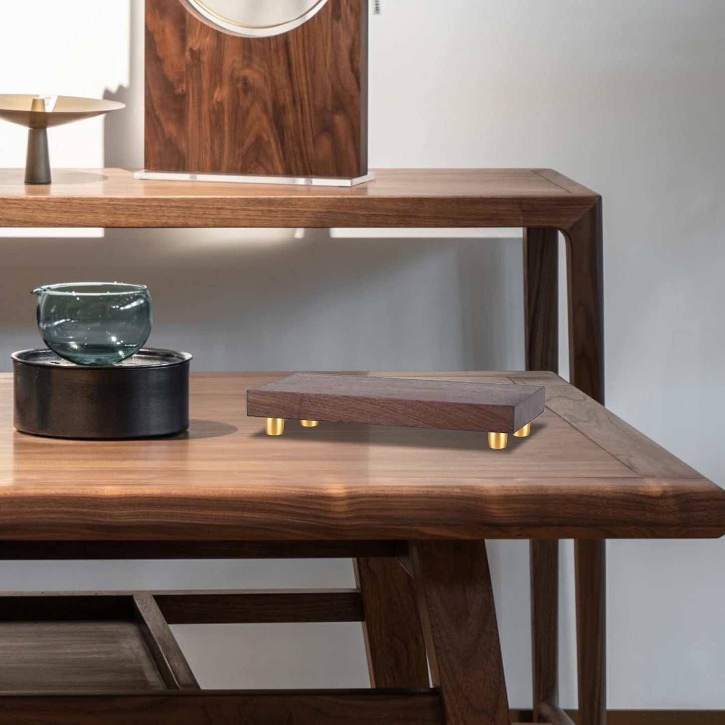 Gambe In Legno Per Mobili - Gambe Per Divano | Supporti Antiscivolo Rinforzati con Ammortizzatori Acustici Regolazione Altezza per Spostamento Sicuro su Pavimento Piastrelle Terrazzo Camera da Letto