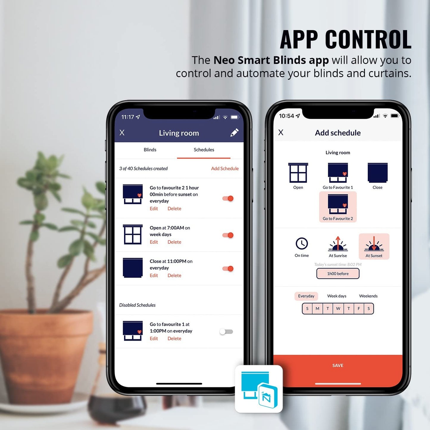 Go Smart Bridge Home Automation Hub for Motorized Blinds Compatible with Alexa, Google Home, IFTTT, Control4, Siri Shortcuts; Remote, App & Voice Control; Powered by Neo Smart Controller