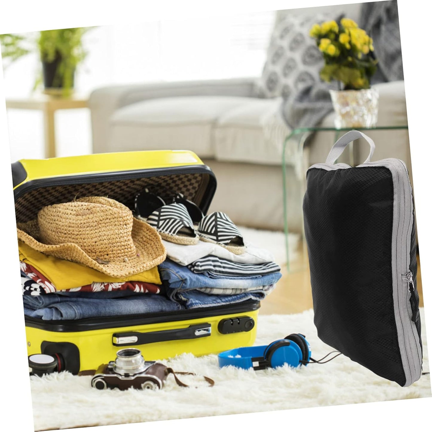 Beaupretty 3pcs Travel Storage Bags Versatile Organizer Pouches for Clothing and Accessories Durable and Stylish Travel Essentials for Luggage Packing and Home Organization