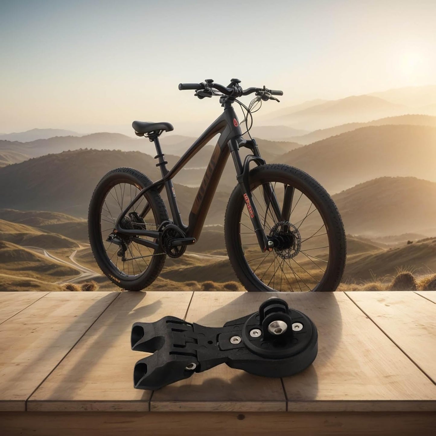 Adjustable Bike Handlebar Mount for GPS for Garmin, Wahoo, Giant and Bike Computer