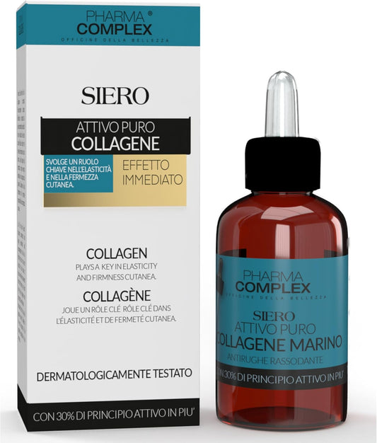 Pure Luxury Active Face Collagen Serum, Drops Filler Face Women Men Anti-wrinkle, Repair-Nourish-High Concentration
