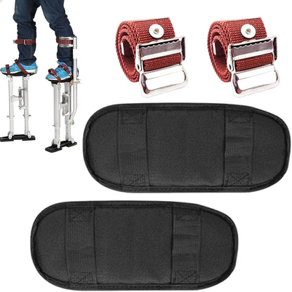 Generico Stilt Pads, Adjustable Drywall Stilt Leg Straps, Safety Nylon Construction Tool for Home Decoration, Wiring, Painting, Plastering, and Ceiling Work, Reliable Support Professionals