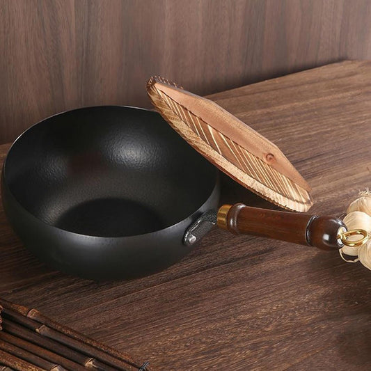 Generico Padella con coperchio, padella profonda - Padelle antiaderenti sicure riutilizzabili e padelle di frittura | Utensili da cucina e gadget per cucinare, cottura, salto, campeggio