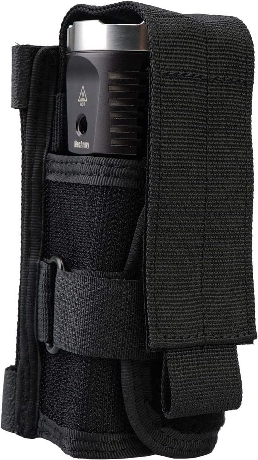 VIPERADE Flashlight Holster, Flashlight Holder for Belt, MOLLE Flashlight Pouch, Tactical Flahlight Pouch