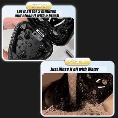 Universal Efficient Electric Razor Cleaner Spray,Electric Shaver Cleaning Solution,Blade Cleaner with Brush,Say Goodbye to Clogged Razors,For Cleaning,Lubricating,and Rust Prevention