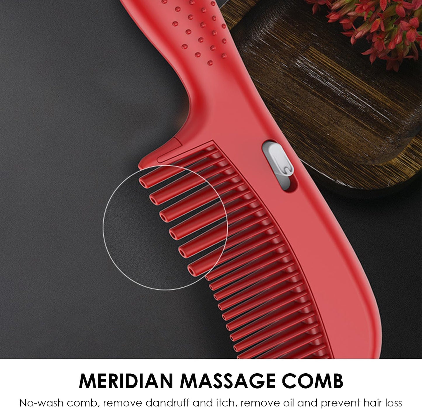 2 Pezzi Di Pettine Di Plastica, Pettine Di Massaggio Del Cuoio Capelluto, Pettine Per La Cura Dei Capelli, Pettine Di Design Creativo, Strumenti Per La Acconciatura.