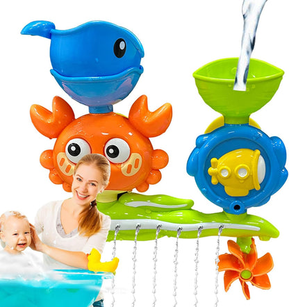 Suction Bath Toys, Shower Water Play Set, Fun Interactive Design, Strong Suction Attachment, Bathroom Entertainment, Ideal for Kids, Bathtub, Beach, Swimming, Travel, Daily Use