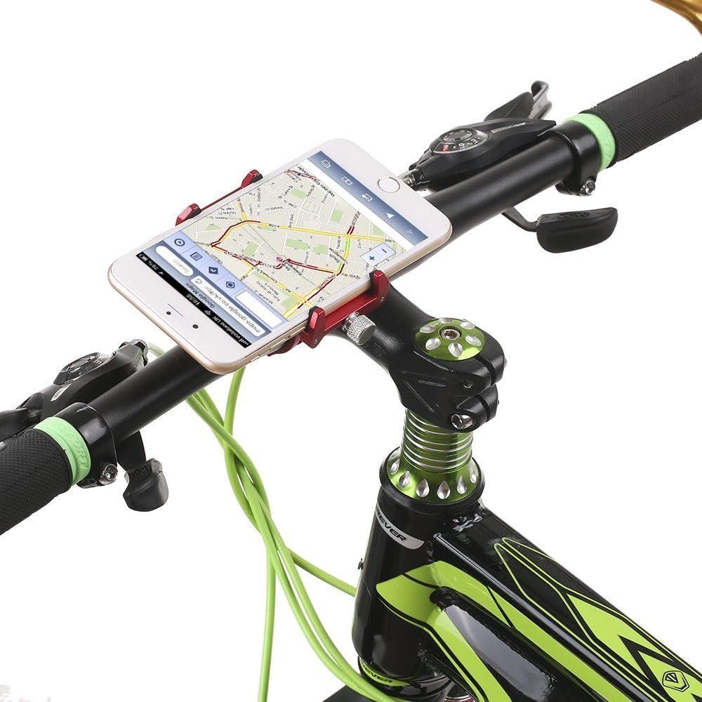 Doorslay Velo Potence Universal Phone Holder Adjustable Bike Mount GPS Bracket Cradle for Mountain Bike