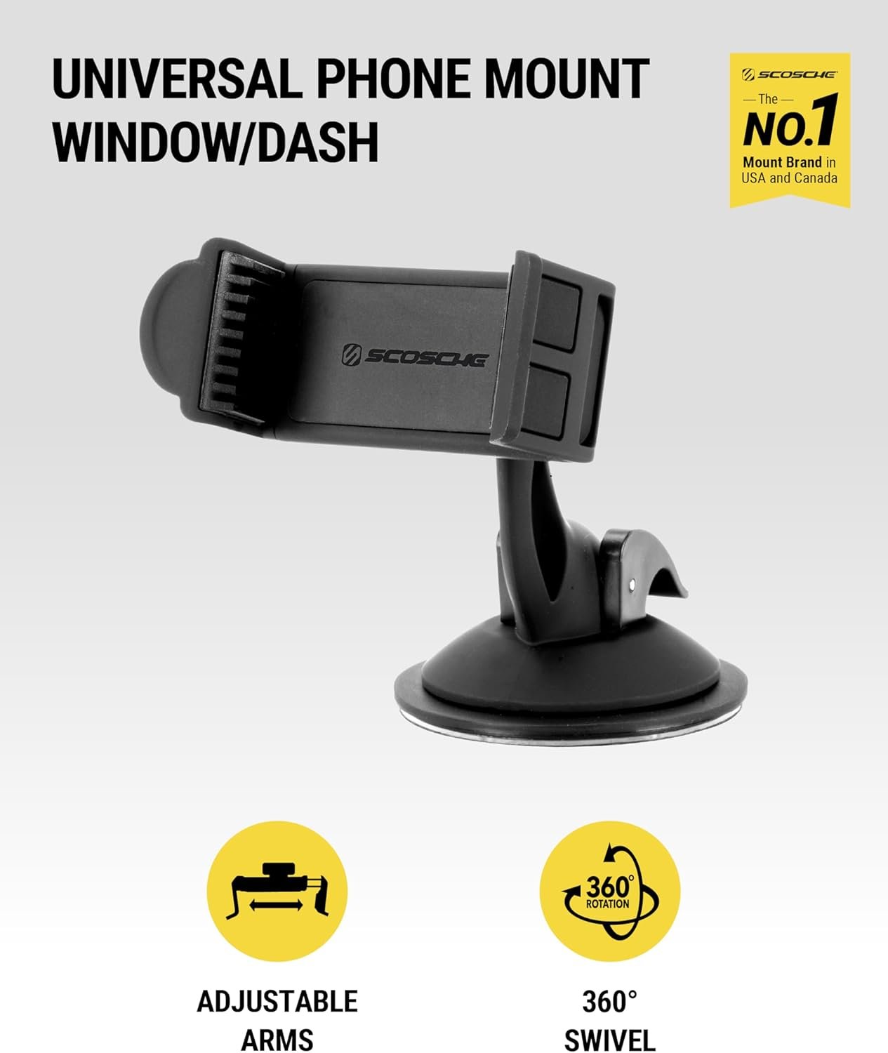 Scosche HDM DashMount Suction Cup Mount for Phone Holders