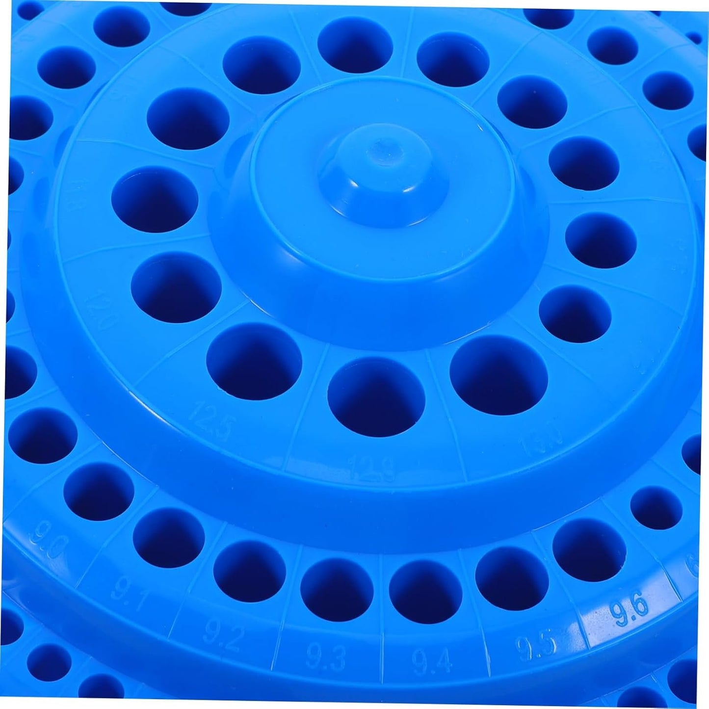 LALAFINA 1Pc 100 Blue Drill Bit Storage Organizer Tool Storage Case for Tidy Convenient Grinding Bits Holder for Efficient Workspace Organization