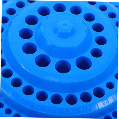 LALAFINA 1Pc 100 Blue Drill Bit Storage Organizer Tool Storage Case for Tidy Convenient Grinding Bits Holder for Efficient Workspace Organization