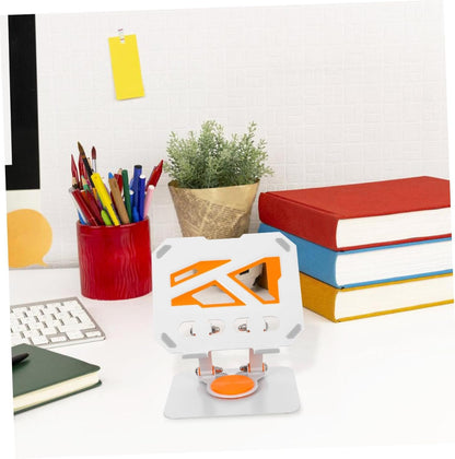 Veemoon Foldable Tablet Holder Stand: -Slip Desktop Stand Portable Holder for Office Entertainment and Travel White