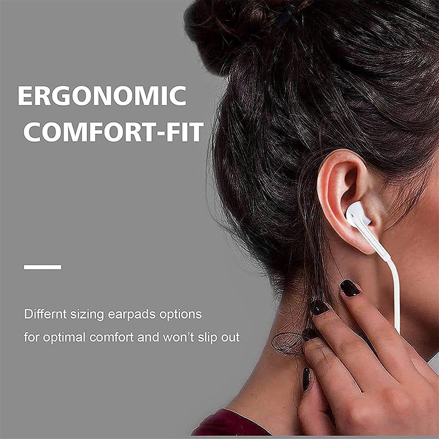 2 Pack Apple Earbuds Wired Lightning iPhone Headphones [Apple MFi Certified] Built-in Microphone & Volume Control in-Ear Headset Compatible with iPhone 14/13/12/11 Pro Max/Xs Max/XR/7/8 Plus-All iOS
