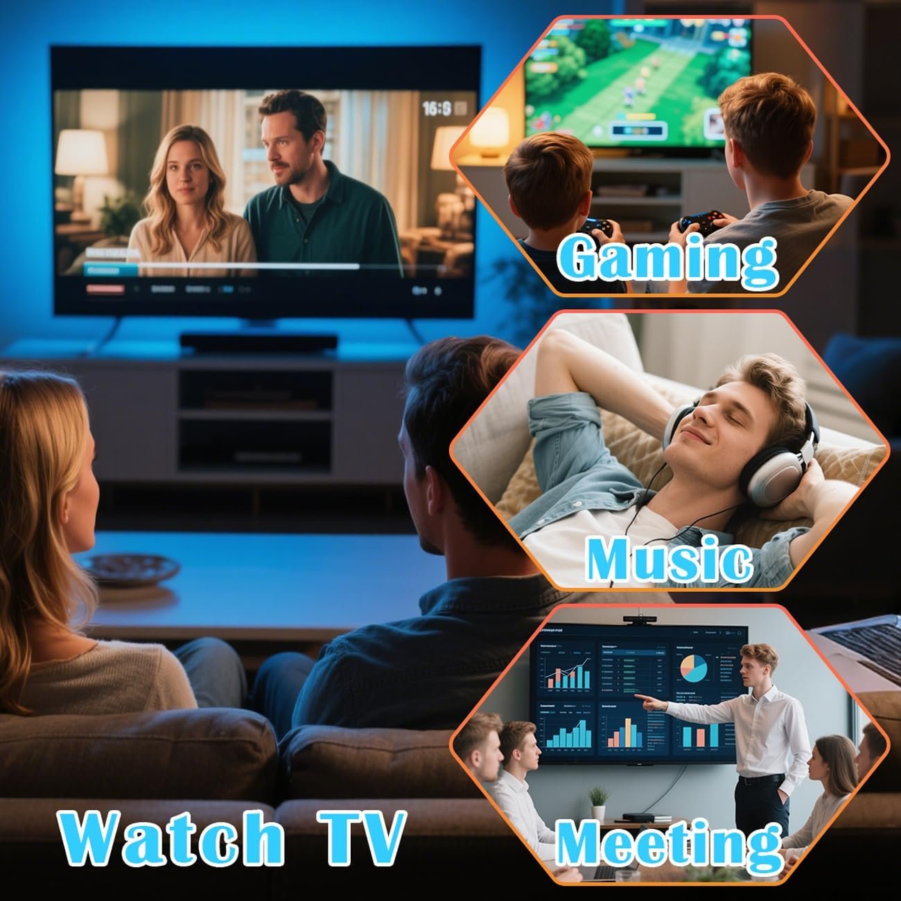 Android 14.0 TV Box, LEFFOT RK3518 4K UHD Streaming Media Player, 2GB RAM + 8GB ROM, Smart TV Box with HDR10, Voice Control, 2.4G & 5G WiFi 6, 100M Ethernet, BT 5.4, USB 3.0, RK3518 Quad Core A53